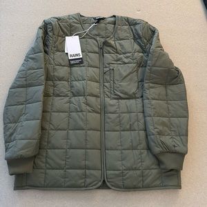 Rains - liner jacket - evergreen - XL - NWT